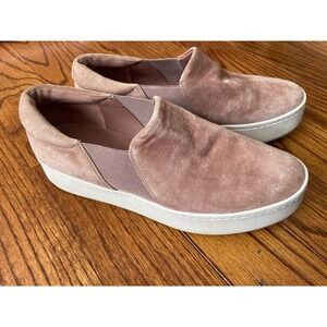 Vince Women's Sneakers in Blush Suede